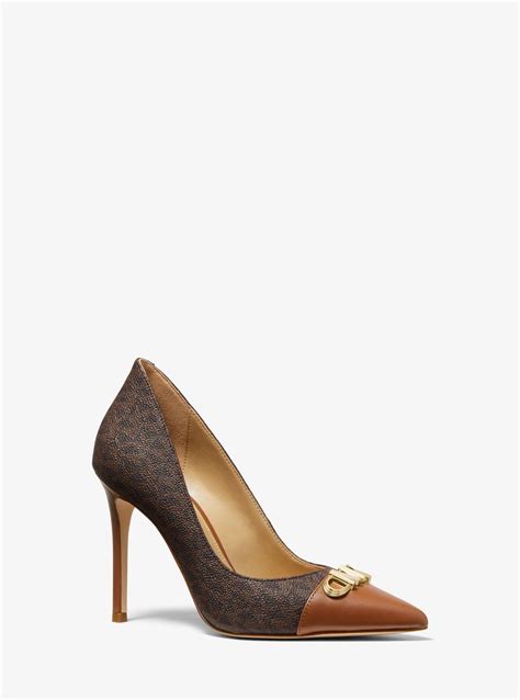 michael kors parker logo pump